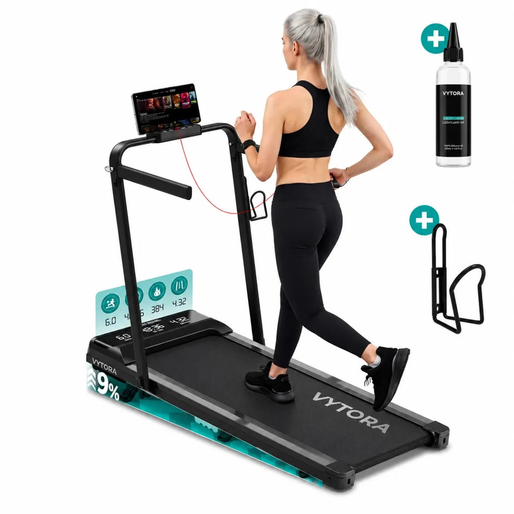 Vytora A100 PRO Tapis de Course Pliable 1-12 km/h Inclinaison 9%