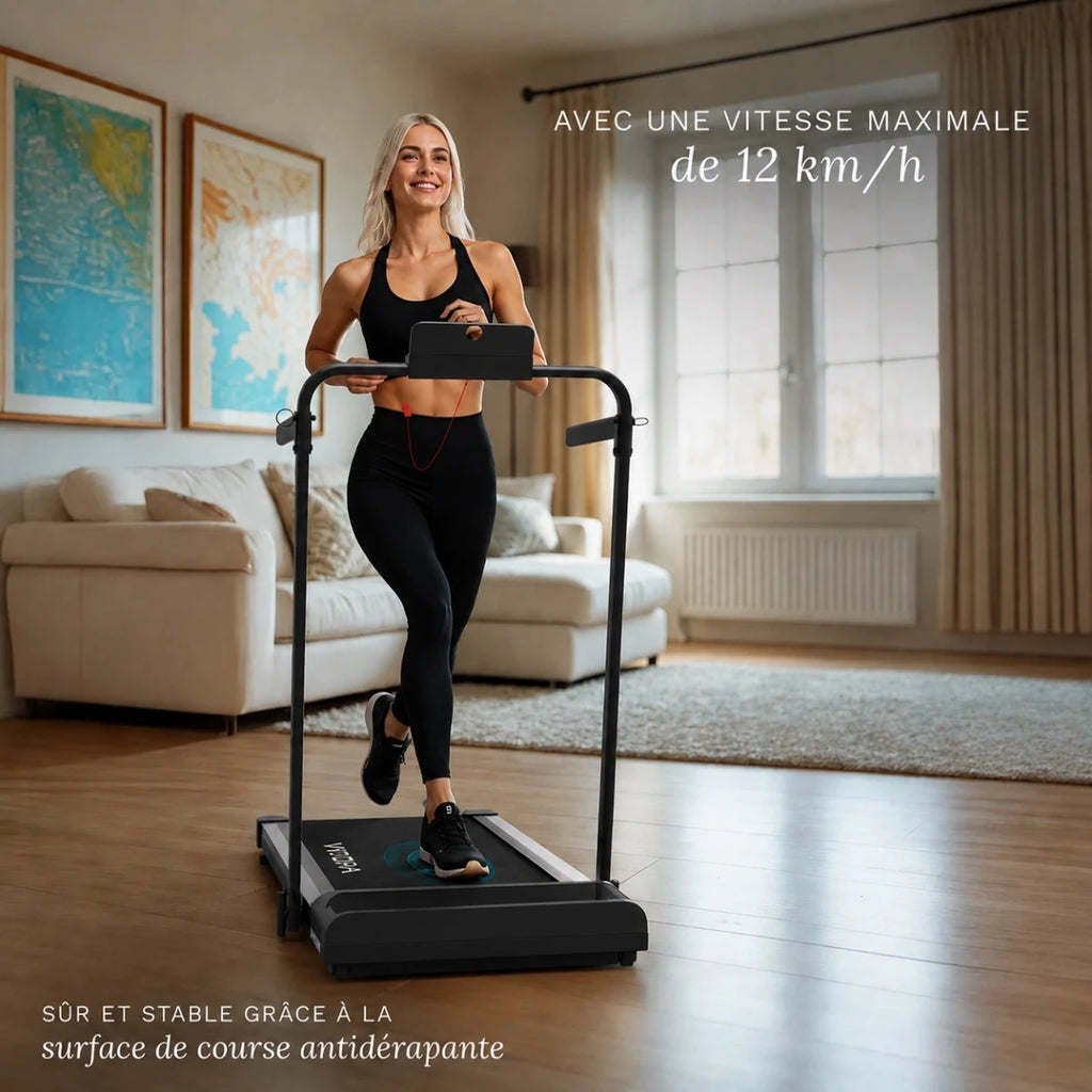 Vytora A100 PRO Tapis de Course Pliable 1-12 km/h Inclinaison 9%