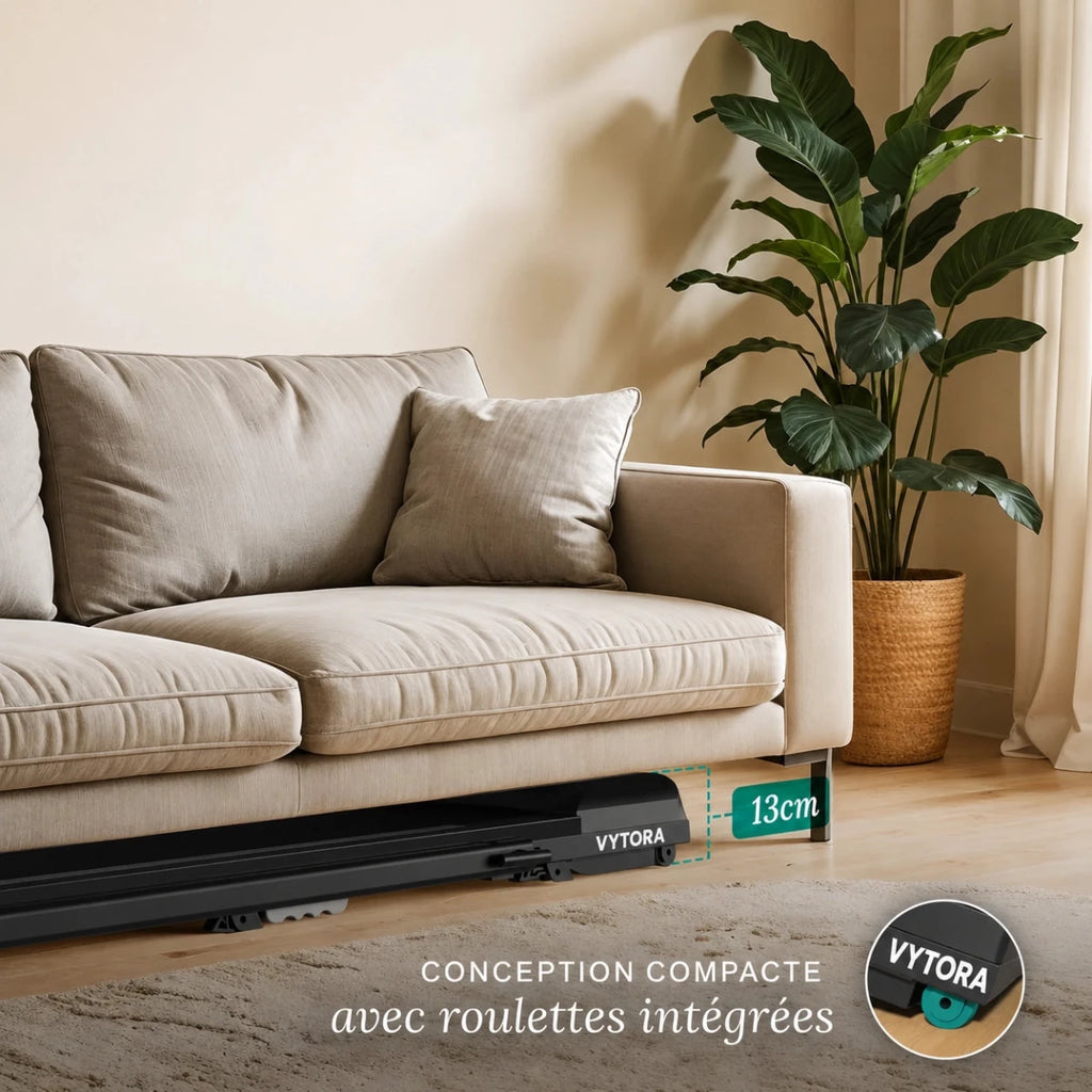 Vytora A100 PRO Tapis de Course Pliable 1-12 km/h Inclinaison 9%